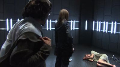 Well I see that you got it to eat - Battlestar Galactica