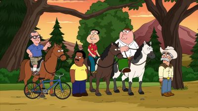 Well, I spy a group of guys - Family Guy