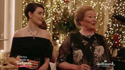 Well, I suppose I'd
better go and mingle, - Christmas at Castle Hart