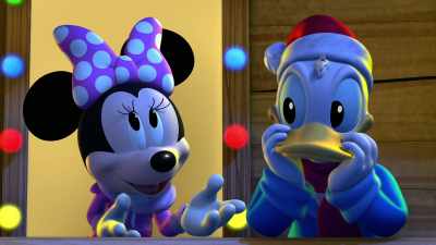 Well, I wish that we're all home together - Mickey and Minnie Wish Upon a Christmas