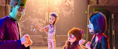 Well, I wouldn't exactly call
making these costumes 'hard work'. - Monster Family