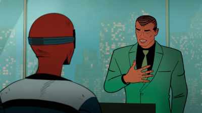 Well, I'd be happy to offer you
any help you need, - Your Friendly Neighborhood Spider-Man
