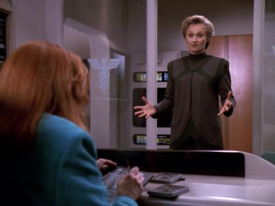 Well, I'd say your patient's
recovery is going well. - Star Trek: The Next Generation