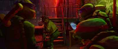 Well, I'll AirDrop you my contact - Teenage Mutant Ninja Turtles: Mutant Mayhem