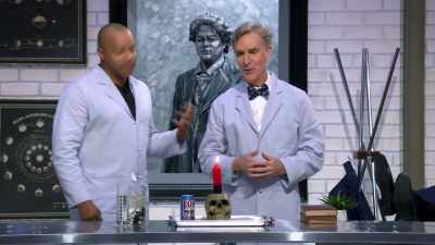 -Well, I'll go right... after you.
-After? - Bill Nye Saves the World