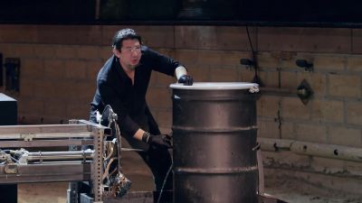 - Well, Ilya, your spike went
cleanly through the drum - Forged in Fire
