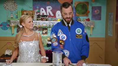 Well, I'm be blasting off
in my one-man show -- - At Home with Amy Sedaris
