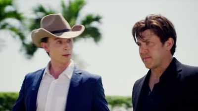 - Well, I'm glad you warned me, - Almost Paradise