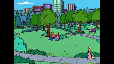 Well, I'm glad we're friends again. - The Simpsons