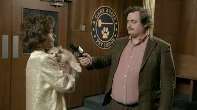 Well, I'm glad
you enjoy your job, - Gary Busey: Pet Judge