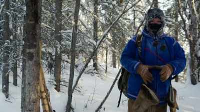 Well, I'm gonna make a fire
and actually make my snares - Life Below Zero: First Alaskans