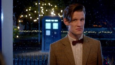 Well I'm not going to hug first - "Doctor Who" The Doctor, the Widow and the Wardrobe