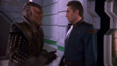 - Well?
- I'm sorry. - Babylon 5