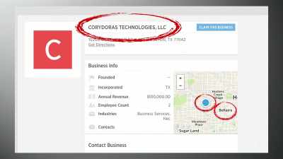 WELL, IN THIS CASE,
IT'S A COMPANY CALLED - The Patent Scam