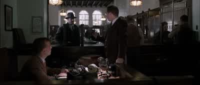 Well this is a pleasant surpriseI wasn't expecting another deposit until the end of the monthActually I'm making a withdrawal I want dirty money onlyEverything you're holding for Capone that's off the books Open the safeYou're insane You know they'll find - Road to Perdition
