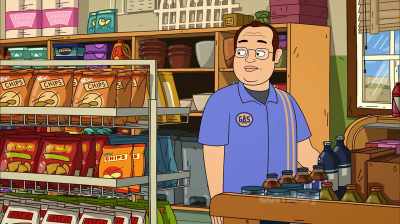 Well, this is far
from over, buddy boy... - Corner Gas Animated