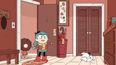 -Well, this is it.
-[Twig grunts] - Hilda
