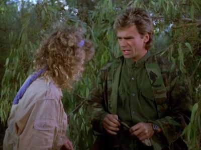 Well if it comes down to me against a situation - MacGyver