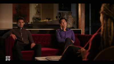 - Well, it was nice
meeting you, Angela. - Reginald the Vampire