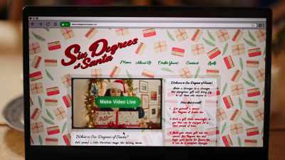 Well, it's December first,
so Six Degrees is live! - Six Degrees of Santa
