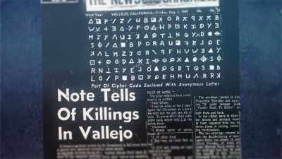 Well, if it's easy to
crack, what's the purpose - Myth of the Zodiac Killer