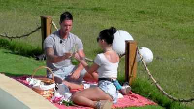 Well it's more classy
cava on a rug, - Love Island