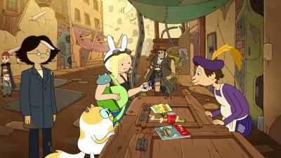 Well... it's no good
to me here anyway. - Adventure Time: Fionna & Cake
