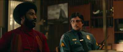 Well, I've established contact
and created some familiarity - BlacKkKlansman