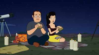 Well, you just kinda sat down
and took a sandwich, so... - Corner Gas Animated