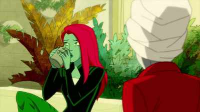 Well, you know, that took a weird turn.
[slurps] - Harley Quinn