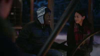 - Well, you know what that is.
- Yeah. - Cloudy with a Chance of Christmas