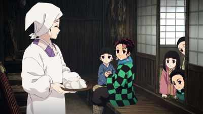 Well, let's eat them
together then! - Demon Slayer -Kimetsu no Yaiba- The Movie: Mugen Train