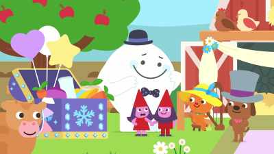 Well, as long as it's sparkling
before those rain clouds get here. - Sago Mini Friends