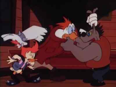 WELL, LOOK WHO
JUST WADDLED IN. - Darkwing Duck