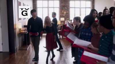 Well, it looks like our
Christmas choir is complete. - A Christmas Love Story