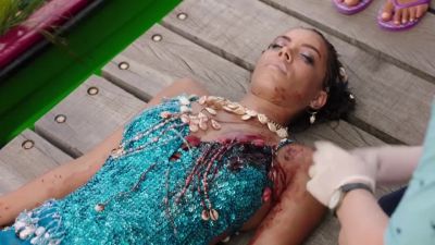 Well, it looks like she was killed
by a single stab wound. - Death in Paradise