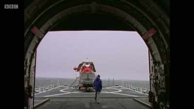 Well, it looks as though the
Bering Strait has defeated us. - Michael Palin: Travels of a Lifetime