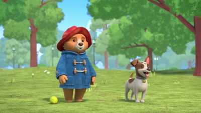 -Well, Lucky, what shall we do first?
-[soft bark] - The Adventures of Paddington