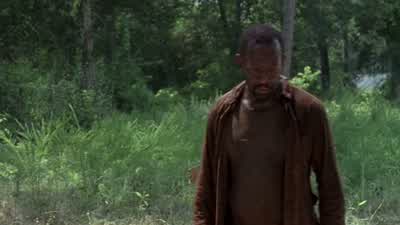 Well, you maimed a tomato plant, but it looks to me like you saved a goat today, my friend. - The Walking Dead