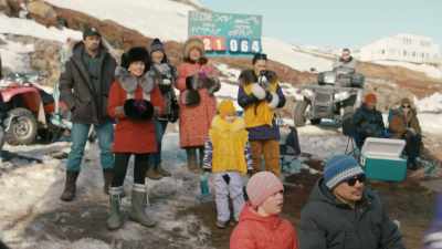 -We'll make it up.
-(cheering) - North of North