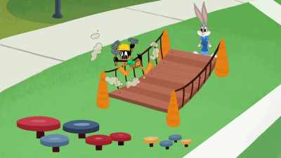 We'll make your
bridge extra bouncy! - Bugs Bunny Builders
