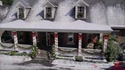 Well, Mark, you can never have
too many Christmas lights. - Reunited at Christmas