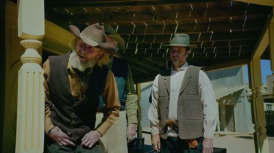 We'll miss you! I'll never win
a card game again. - Two Sinners and a Mule