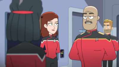 Well, nothing at first,
but the long-range - Star Trek: Lower Decks