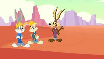 Well, now that that's over,
let's build this museum. - Bugs Bunny Builders