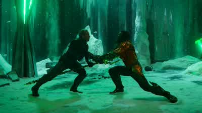 Well, now this is certainly an improvement. - Aquaman and the Lost Kingdom