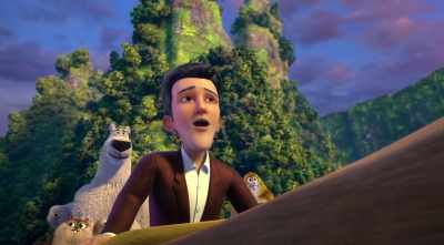 Well, now, whose boot prints are those? - Norm of the North: King Sized Adventure