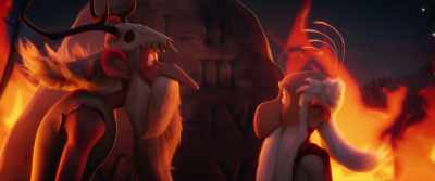 Well, old clown?  Was he tired? - Asterix: The Secret of the Magic Potion