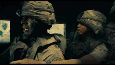 We'll pass latrines, past
the laundry trailers, - The Outpost