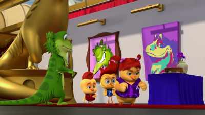 We'll protect every painting,
statue, and pancake. - The Chicken Squad